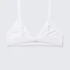 Sujetador triangular de algodón suave – Blanco Sujetador triangular de algodón suave – Blanco
