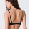 Sujetador triangular de algodón suave – Negro Sujetador triangular de algodón suave – Negro