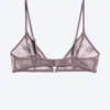 Sujetador triangular de encaje suave – Lila empolvado Sujetador triangular de encaje suave – Lila empolvado