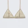 Sujetador triangular de malla suave – Beige Sujetador triangular de malla suave – Beige