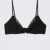 Sujetador triangular de tirantes suaves – Negro Sujetador triangular de tirantes suaves – Negro