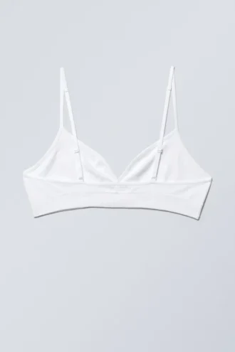 Sujetador triangular sin costuras Cat Soft – Blanco