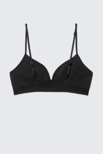 Sujetador triangular sin costuras Cat Soft – Negro