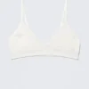 Sujetador triangular sin costuras y suave – Blanco Sujetador triangular sin costuras y suave – Blanco