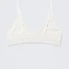 Sujetador triangular sin costuras y suave – Blanco Sujetador triangular sin costuras y suave – Blanco