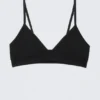 Sujetador triangular sin costuras y suave – Negro Sujetador triangular sin costuras y suave – Negro