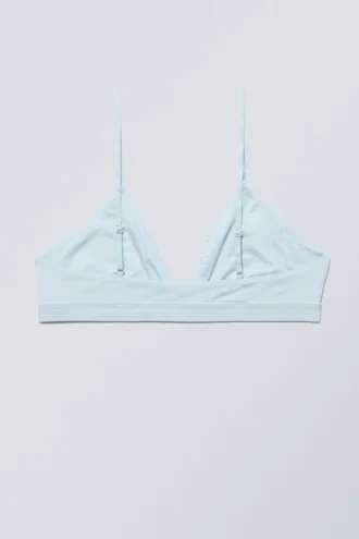 Sujetador triangular suave – Azul claro