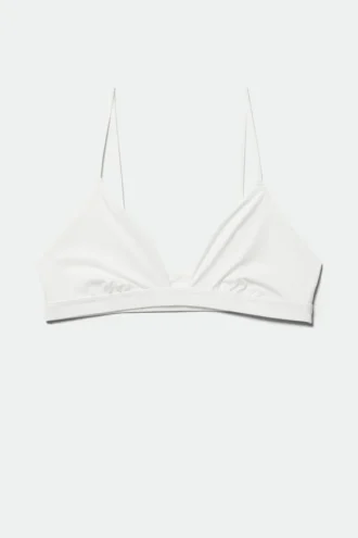 Sujetador triangular suave – Blanco