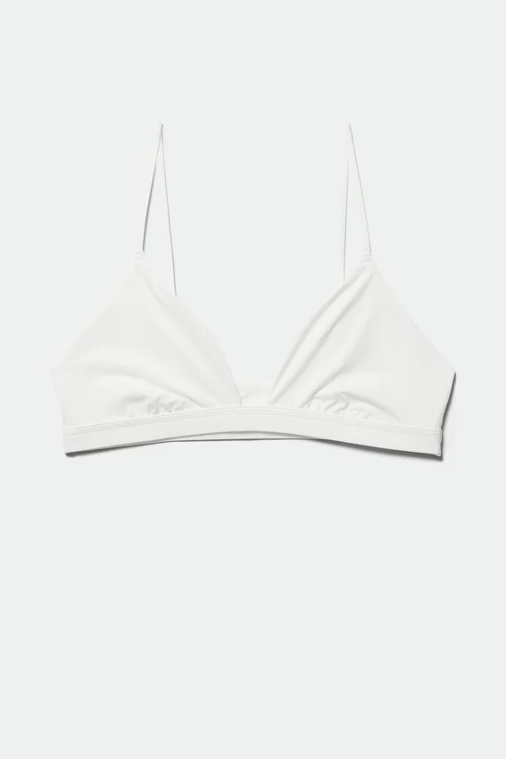 Sujetador triangular suave – Blanco Sujetador triangular suave – Blanco