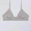 Sujetador triangular suave – Gris claro