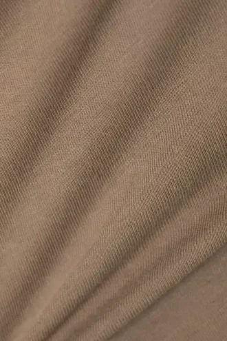 Top ajustado asimétrico – Beige