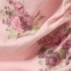 Top ajustado con fruncidos y hombros descubiertos – Rosa – Estampado floral Top ajustado con fruncidos y hombros descubiertos – Rosa – Estampado floral