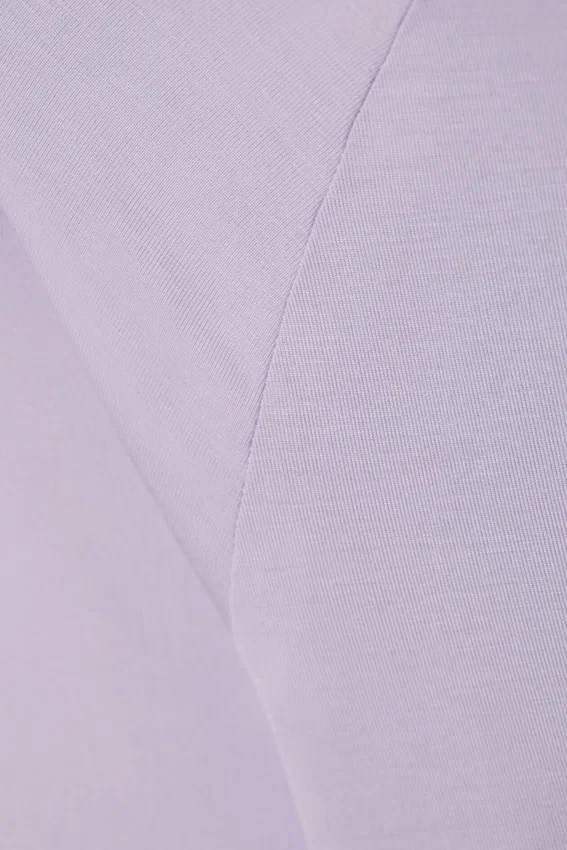Top ajustado con mangas raglán – Morado claro Top ajustado con mangas raglán – Morado claro