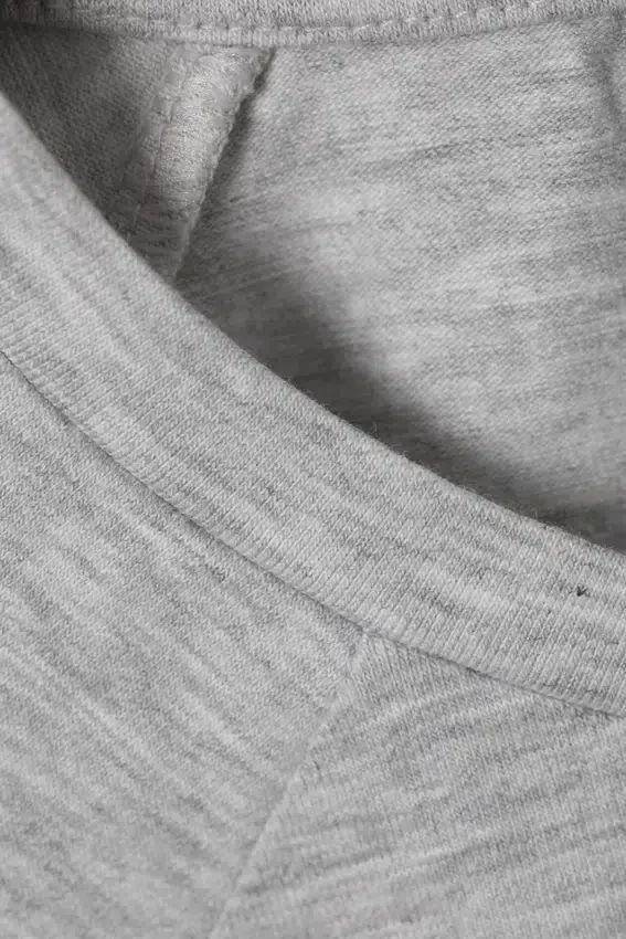 Top ajustado de manga corta – Gris jaspeado Top ajustado de manga corta – Gris jaspeado