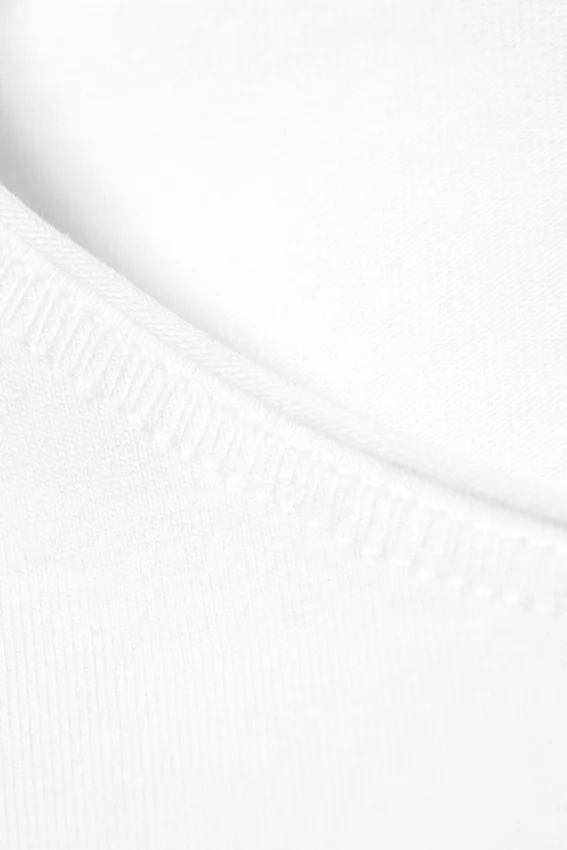 Top ajustado de manga tres cuartos – Blanco Top ajustado de manga tres cuartos – Blanco