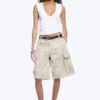 Top ajustado sin mangas con cuello en V – Blanco Top ajustado sin mangas con cuello en V – Blanco