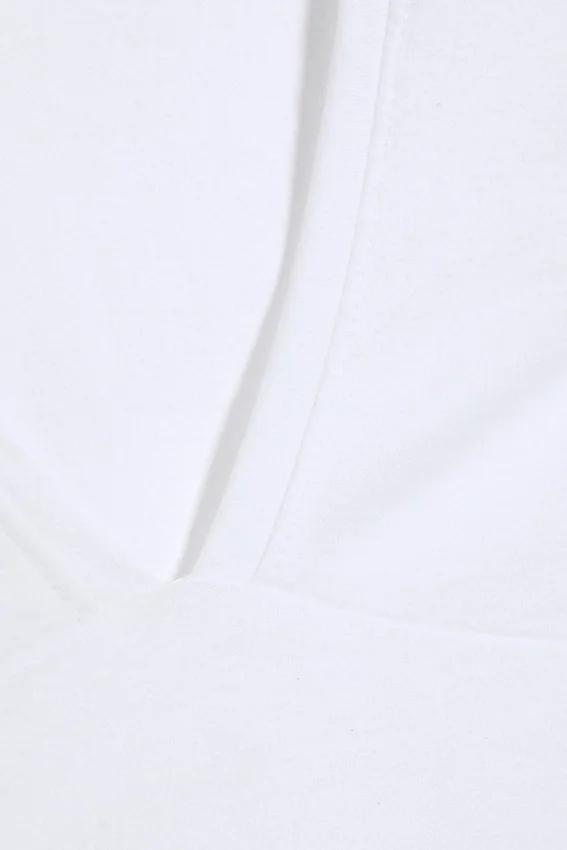 Top ajustado sin mangas con cuello en V – Blanco Top ajustado sin mangas con cuello en V – Blanco