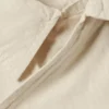 Top asimétrico de manga corta con tejido ripstop – Beige claro Top asimétrico de manga corta con tejido ripstop – Beige claro