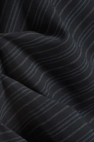 Top asimétrico sin mangas de traje – Azul oscuro