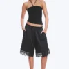 Top bandeau con cuello halter – Negro Top bandeau con cuello halter – Negro