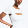 Top bolero de dos piezas en capas – Blanco Top bolero de dos piezas en capas – Blanco