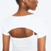 Top bolero de dos piezas en capas – Blanco Top bolero de dos piezas en capas – Blanco