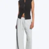 Top con botones de perla – Negro – Botones de perla Top con botones de perla – Negro – Botones de perla