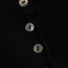 Top con botones de perla – Negro – Botones de perla Top con botones de perla – Negro – Botones de perla