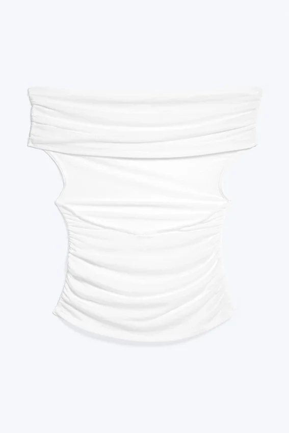 Top con espalda abierta – Blanco Top con espalda abierta – Blanco