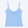 Top con tirantes y cuello en V – Azul Top con tirantes y cuello en V – Azul