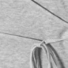 Top cruzado con cuello halter – Gris jaspeado Top cruzado con cuello halter – Gris jaspeado