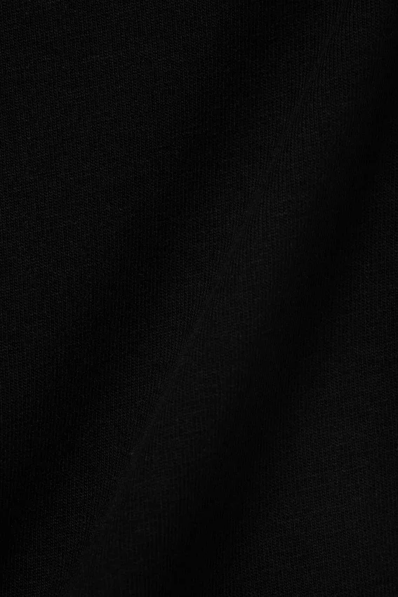 Top de algodón ajustado con cuello halter – Negro Top de algodón ajustado con cuello halter – Negro