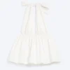 Top de algodón con cuello halter – blanco roto Top de algodón con cuello halter – blanco roto