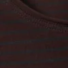 Top de algodón de manga larga – Rayas rojo oscuro Top de algodón de manga larga – Rayas rojo oscuro
