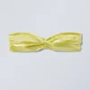 Top de bikini bandeau drapeado – Amarillo brillante Top de bikini bandeau drapeado – Amarillo brillante