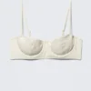 Top de bikini con aros versátil – Beige claro Top de bikini con aros versátil – Beige claro