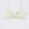 Top de bikini con aros versátil – Beige claro Top de bikini con aros versátil – Beige claro