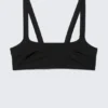 Top de bikini con cuello cuadrado – Negro Top de bikini con cuello cuadrado – Negro