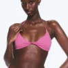 Top de bikini con cuello halter – Rosa Top de bikini con cuello halter – Rosa