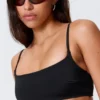 Top de bikini con cuello redondo – Negro Top de bikini con cuello redondo – Negro