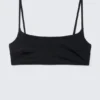Top de bikini con cuello redondo – Negro Top de bikini con cuello redondo – Negro