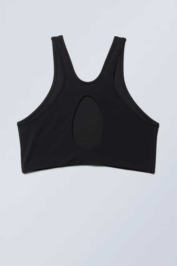 Top de bikini con espalda nadadora – Negro Top de bikini con espalda nadadora – Negro