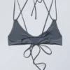 Top de bikini con tirantes – Azul brillante Top de bikini con tirantes – Azul brillante