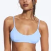 Top de bikini con tirantes – Azul claro Top de bikini con tirantes – Azul claro