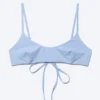Top de bikini con tirantes – Azul claro Top de bikini con tirantes – Azul claro