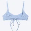 Top de bikini con tirantes – Azul claro Top de bikini con tirantes – Azul claro
