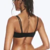 Top de bikini con tirantes en capas – Negro Top de bikini con tirantes en capas – Negro
