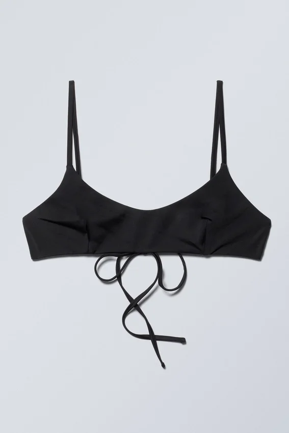 Top de bikini con tirantes – Negro Top de bikini con tirantes – Negro