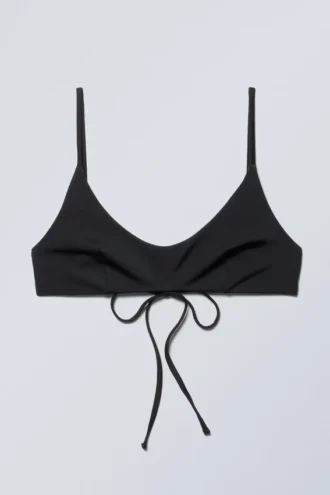 Top de bikini con tirantes – Negro Top de bikini con tirantes – Negro