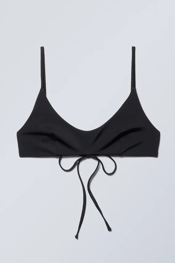 Top de bikini con tirantes – Negro Top de bikini con tirantes – Negro